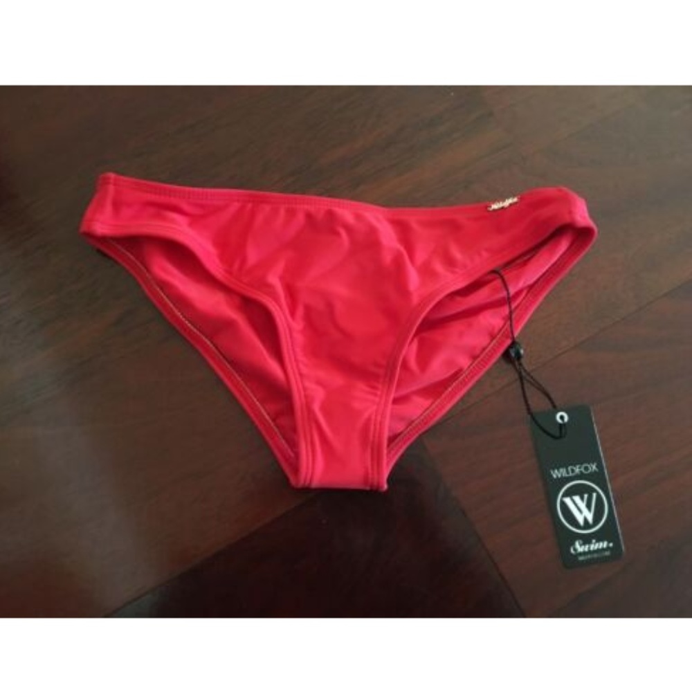 NWT Wildfox Red Stars Bikini Bottom Size XS